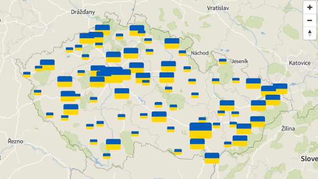 Data ukazují, kde a jak Češi pomáhají Ukrajincům